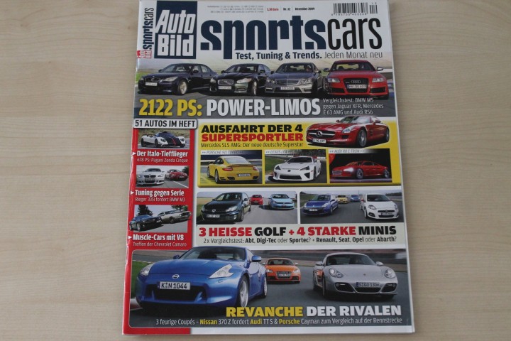 Deckblatt Auto Bild Sportscars (12/2009)